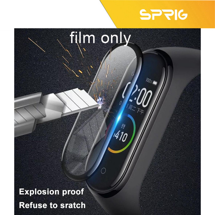 محافظ صفحه نمایش نانو اسپریگ مدل SPG مناسب برای ساعت هوشمند شیائومی Mi Band 7 بسته سه عددی