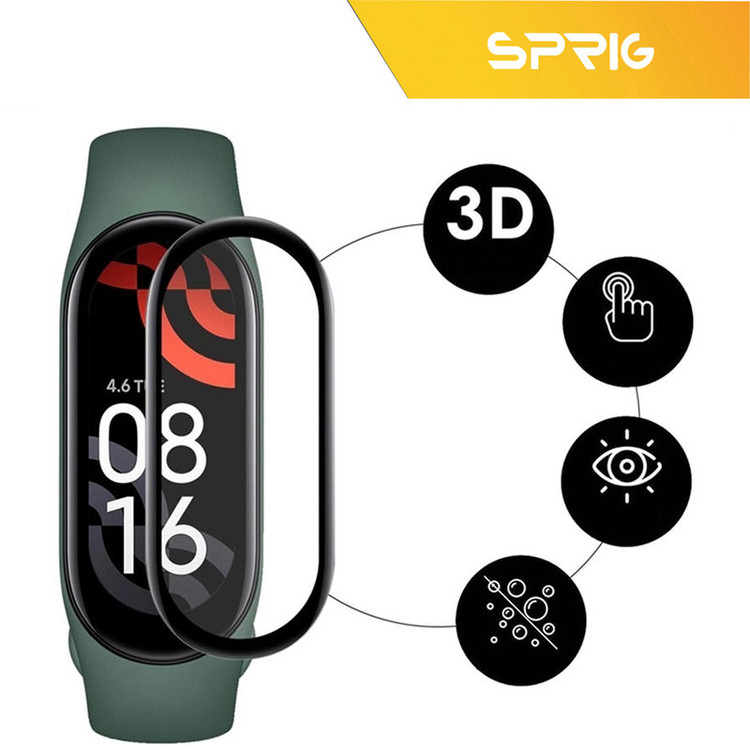 محافظ صفحه نمایش نانو اسپریگ مدل SPG مناسب برای ساعت هوشمند شیائومی Mi Band 7 بسته سه عددی