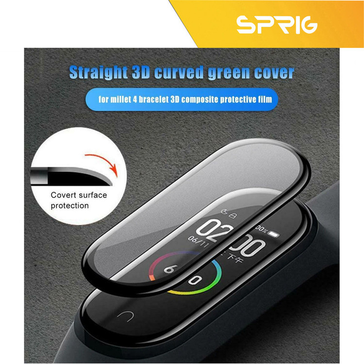 محافظ صفحه نمایش نانو اسپریگ مدل SPG مناسب برای ساعت هوشمند شیائومی Mi Band 7 بسته سه عددی