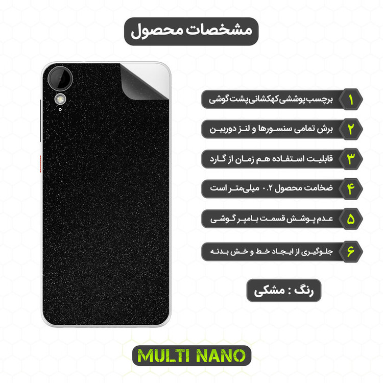 محافظ صفحه نمایش مولتی نانو مدل X-SFG مناسب برای گوشی موبایل اچ تی سی Desire 825 به همراه برچسب پوششی