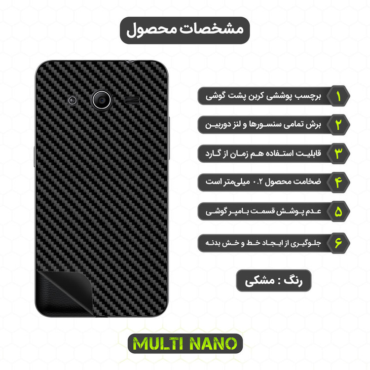 برچسب پوششی مولتی نانو مدل X-F1C مناسب برای گوشی موبایل سامسونگ Galaxy Core 2