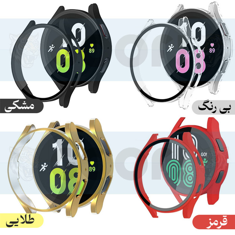 کاور گوف مدل Tempered Protector مناسب برای ساعت هوشمند سامسونگ Galaxy Watch 5 40mm به همراه محافظ صفحه نمایش