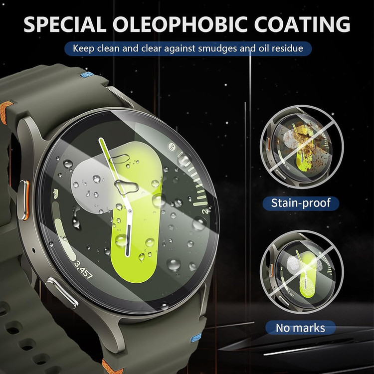محافظ صفحه نمایش راینو مدل R-Glas مناسب برای ساعت هوشمند سامسونگ Galaxy Watch 4/5/6/7 سایز 40mm بسته 2 عددی