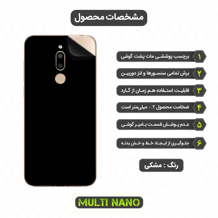 محافظ صفحه نمایش مولتی نانو مدل X-SFM مناسب برای گوشی موبایل میزو M6T به همراه برچسب پوششی
