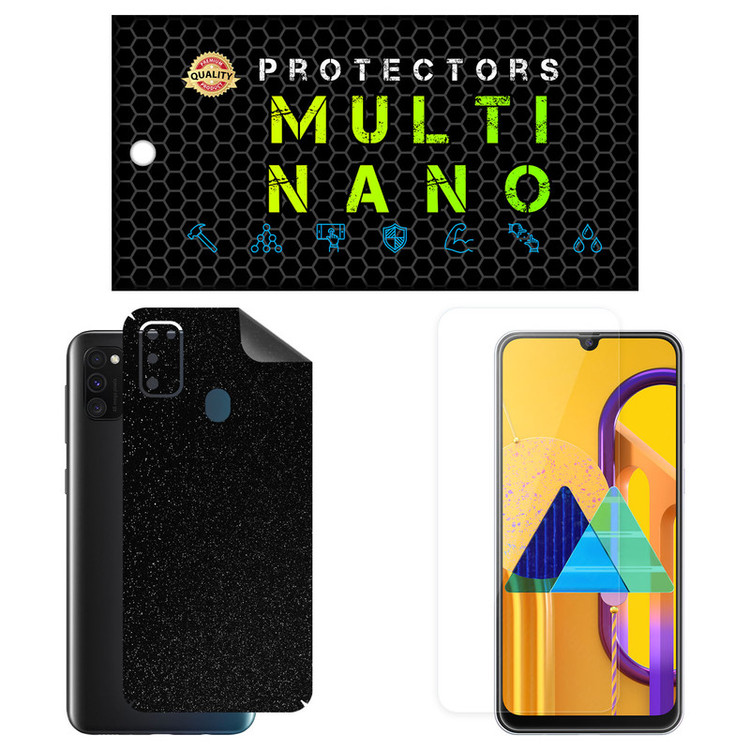 محافظ صفحه نمایش مولتی نانو مدل X-SFG مناسب برای گوشی موبایل سامسونگ Galaxy M30s به همراه برچسب پوششی