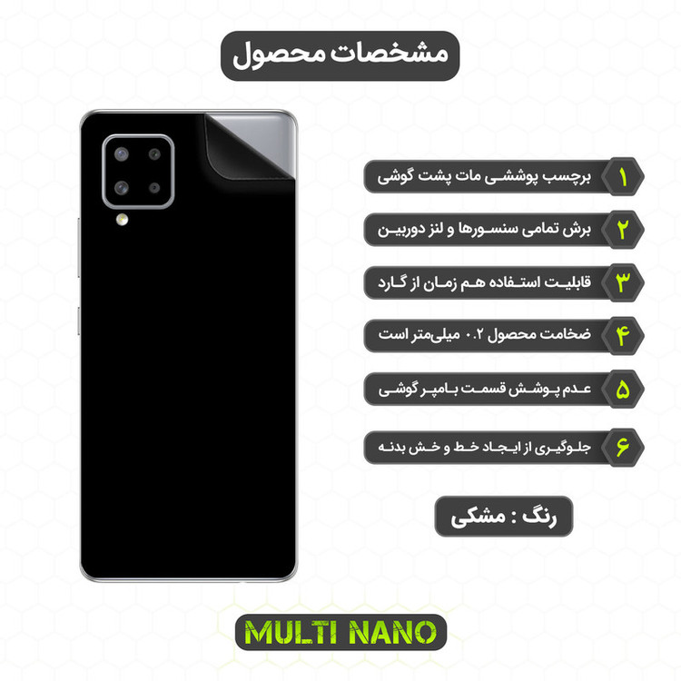 برچسب پوششی مولتی نانو مدل X-F1M مناسب برای گوشی موبایل سامسونگ Galaxy M42 5G