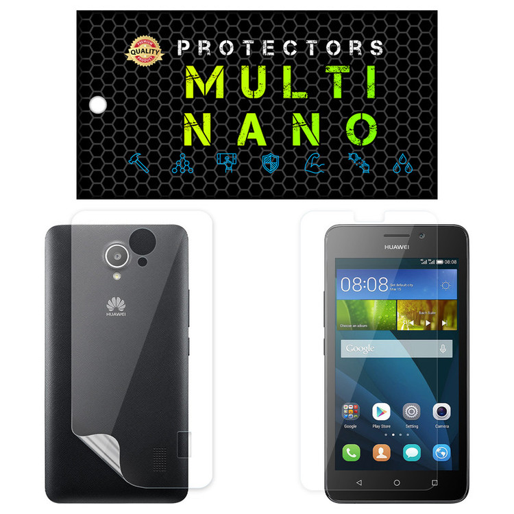 محافظ صفحه نمایش مولتی نانو مدل X-SFT مناسب برای گوشی موبایل هوآوی Ascend Y635 به همراه محافظ پشت