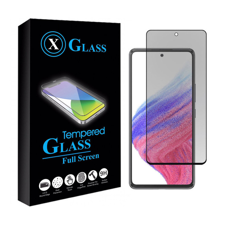 محافظ صفحه نمایش ایکس گلس مدل فول پرایوسی مناسب برای گوشی موبایل سامسونگ GALAXY A52S 5G