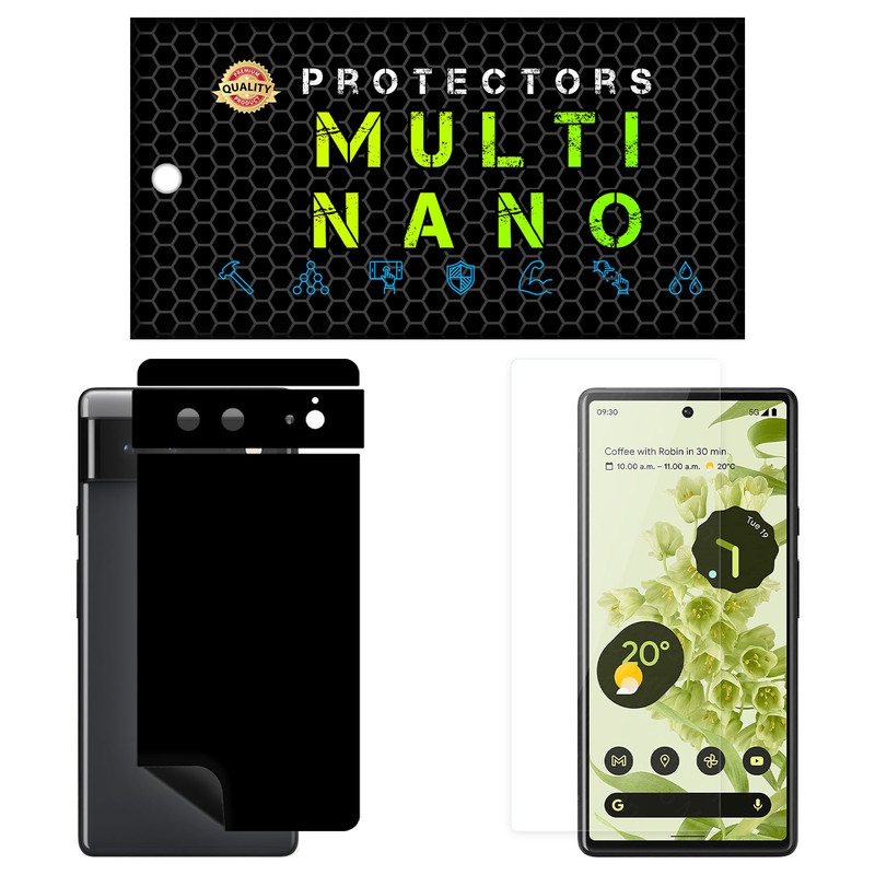 محافظ صفحه نمایش مولتی نانو مدل X-SFM مناسب برای گوشی موبایل گوگل Pixel 6 به همراه برچسب پوششی