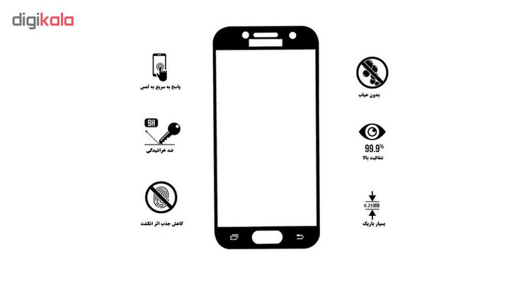 محافظ صفحه نمایش تراستکتور مدل GSS مناسب برای گوشی موبایل سامسونگ Galaxy A3 2017