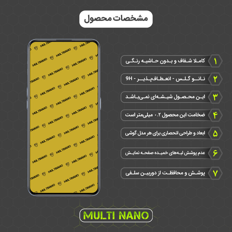 محافظ صفحه نمایش مولتی نانو مدل X-S1N مناسب برای گوشی موبایل ریلمی Q3 Pro