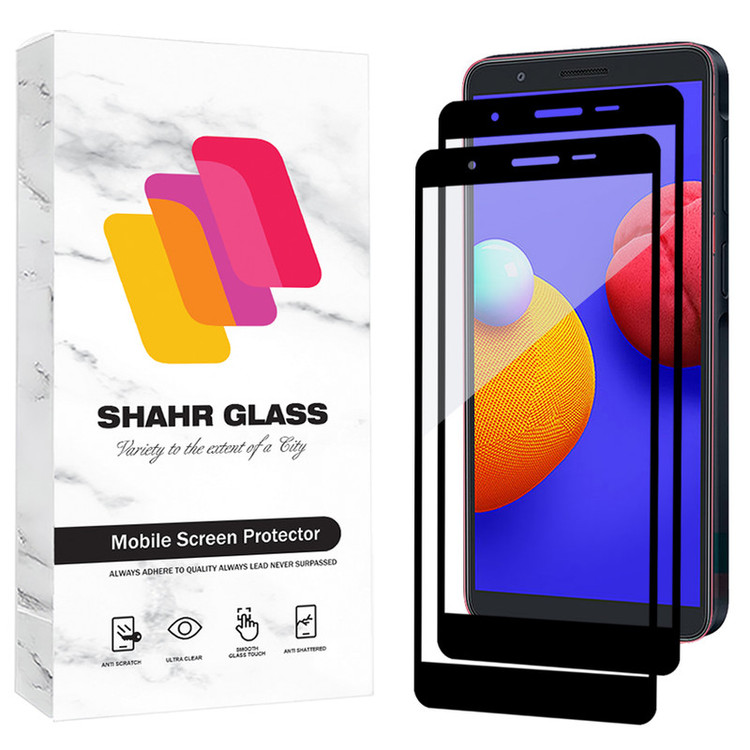محافظ صفحه نمایش شهر گلس مدل FUL2 مناسب برای گوشی موبایل سامسونگ Galaxy A01 Core / M01 Core بسته دو عددی