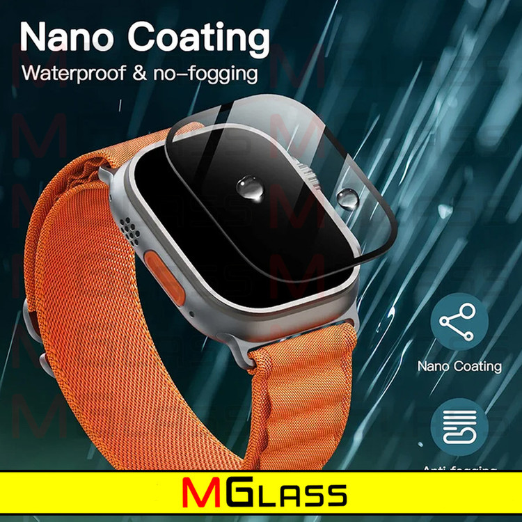 محافظ صفحه نمایش شیشهای امگلس مدل SH-FULL-MG مناسب برای ساعت هوشمند ویرفیت HK8 pro max / HK9 ultra 2 / T900 Ultra