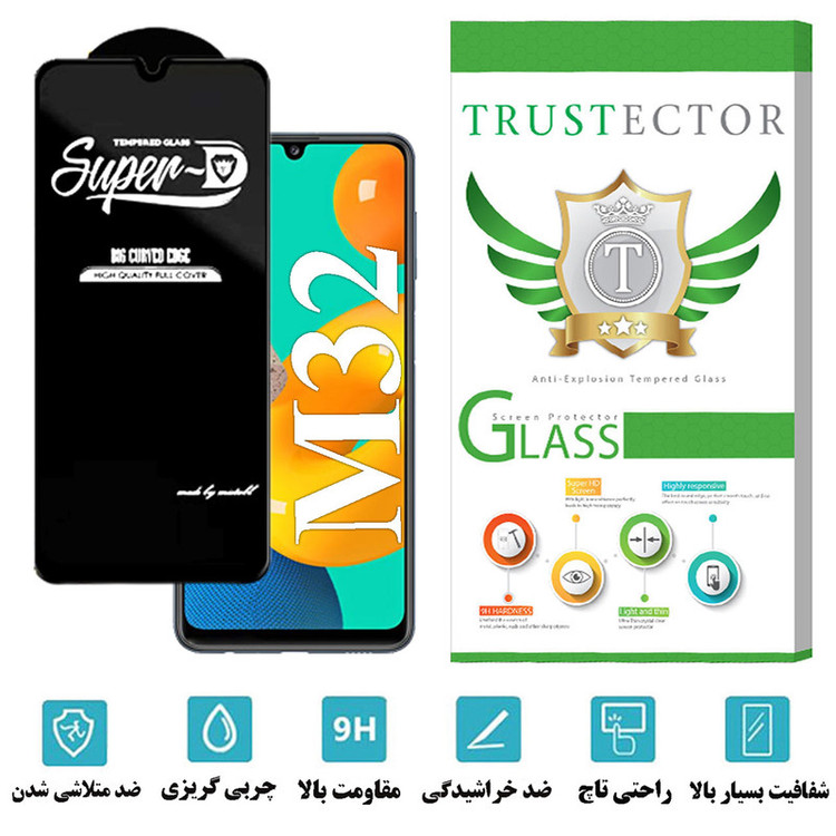 محافظ صفحه نمایش تراستکتور مدل SUTA مناسب برای گوشی موبایل سامسونگ Galaxy M32 4G