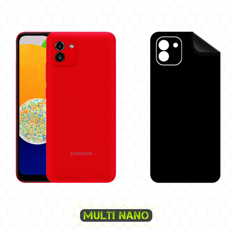 محافظ صفحه نمایش مولتی نانو مدل X-SFM مناسب برای گوشی موبایل سامسونگ Galaxy A03 به همراه برچسب پوششی