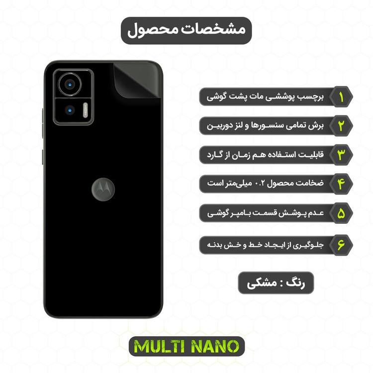 محافظ صفحه نمایش مولتی نانو مدل X-SFM مناسب برای گوشی موبایل موتورولا Edge 30 Neo به همراه برچسب پوششی