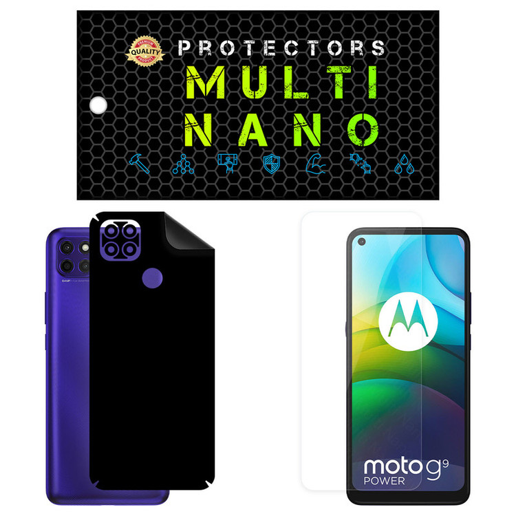 محافظ صفحه نمایش مولتی نانو مدل X-SFM مناسب برای گوشی موبایل موتورولا Moto G9 Power به همراه برچسب پوششی
