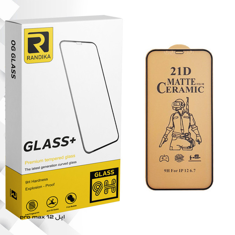 محافظ صفحه نمایش سرامیکی راندیکا مدل Gld مناسب برای گوشی موبایل اپل iPhone 12pro max