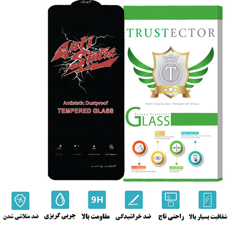 محافظ صفحه نمایش آنتی استاتیک تراستکتور مدل ANTIDUSTT مناسب برای گوشی موبایل شیائومی Redmi Note 13 Pro