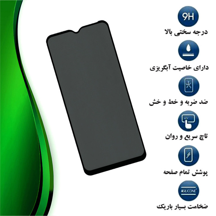 محافظ صفحه نمایش حریم شخصی تراستکتور مدل PFTA مناسب برای گوشی موبایل سامسونگ Galaxy A12