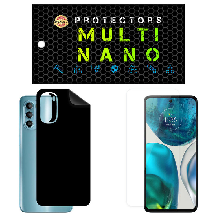 محافظ صفحه نمایش مولتی نانو مدل X-SFM مناسب برای گوشی موبایل موتورولا Moto G52 به همراه برچسب پوششی