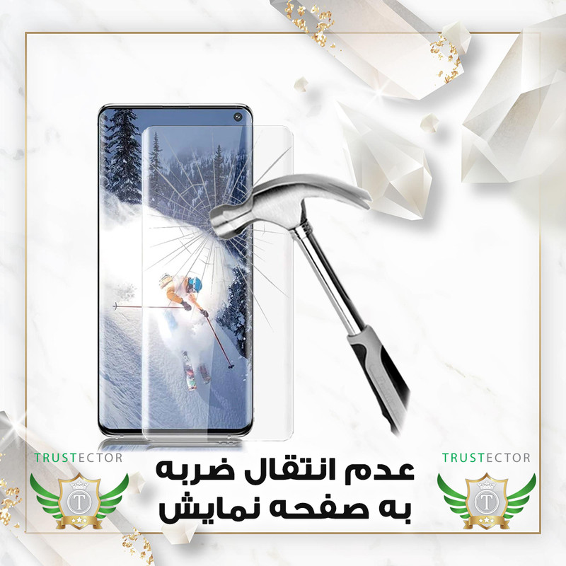 محافظ صفحه نمایش تراستکتور مدل UVNANOMTBT مناسب برای گوشی موبایل سامسونگ Galaxy S20 Ultra 4G / S20 Ultra 5G به همراه محافظ پشت گوشی