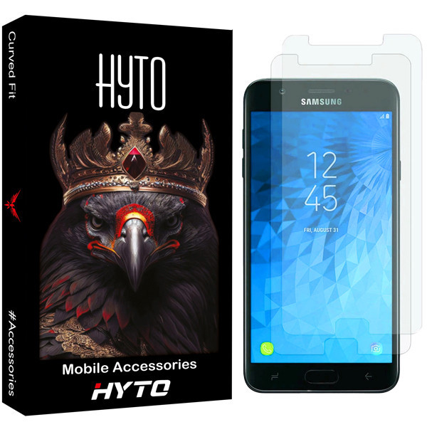 محافظ صفحه نمایش شیشه ای هیتو مدل Titan Shield مناسب برای گوشی موبایل سامسونگ Galaxy J7 Max بسته دو عددی
