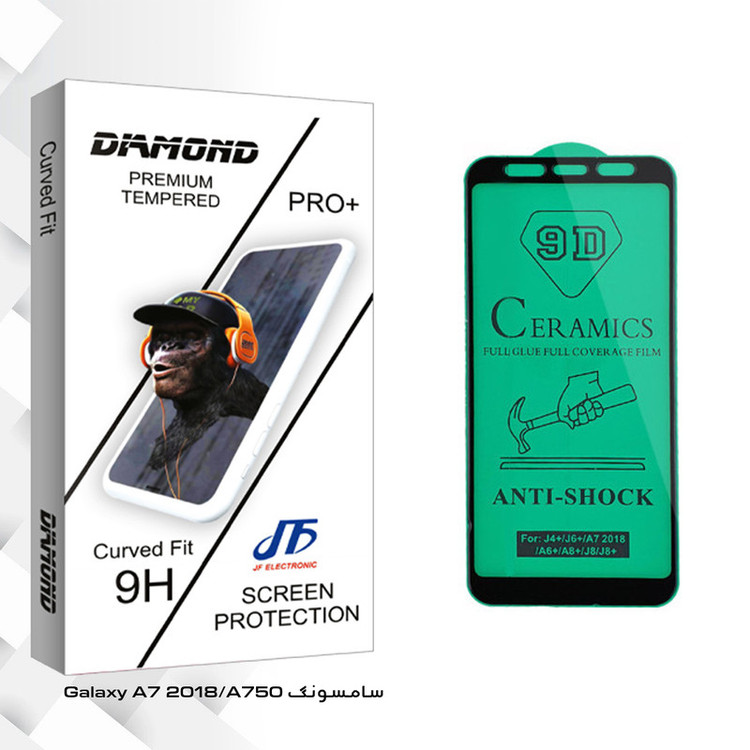 محافظ صفحه نمایش سرامیکی جی اف مدل Diamond glass مناسب برای گوشی موبایل سامسونگ Galaxy A7 2018/A750