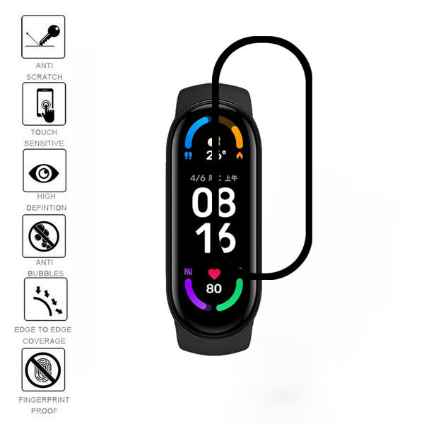 محافظ صفحه نمایش تراستکتور مدل PMMA-T مناسب برای ساعت هوشمند شیائومی mi band 6