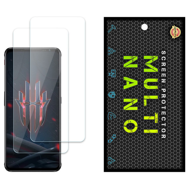 محافظ صفحه نمایش مولتی نانو مدل X-S2N مناسب برای گوشی موبایل زد تی ایی Nubia Red Magic 6s Pro بسته دو عددی