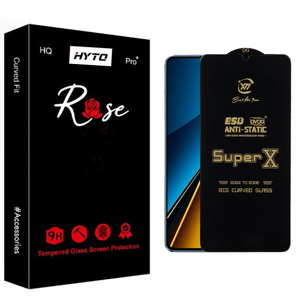 محافظ صفحه نمایش هیتو مدل Rose SuperX Pro مناسب برای گوشی موبایل شیائومی POCO M5/X5/X6/RM10 5G/10A/20A/A15s/Sam A9/SAM A03/A13 4G/5G/A23 4G/5G/F23 5G/M13 5G/23/32 5G/M33 5G/A32 5G/A12/F12/F13
