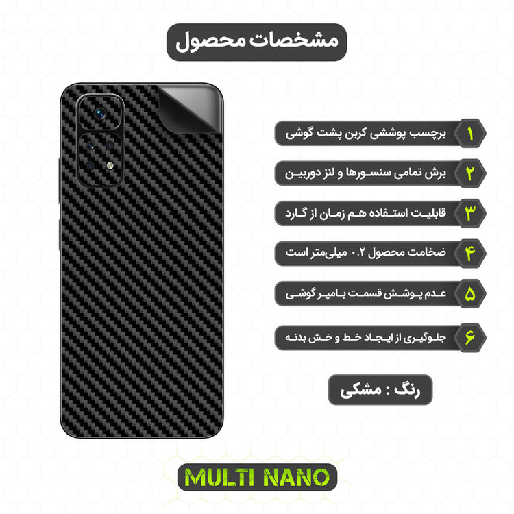 محافظ صفحه نمایش مولتی نانو مدل X-SFC مناسب برای گوشی موبایل شیائومی Redmi Note 11S به همراه برچسب پوششی