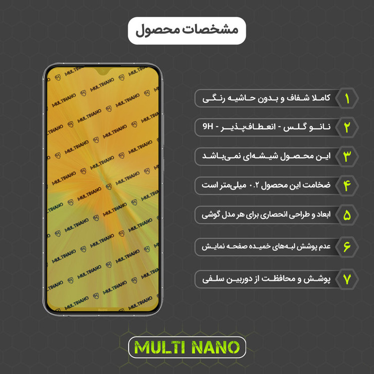 محافظ صفحه نمایش مولتی نانو مدل X-SFC مناسب برای گوشی موبایل شیائومی Redmi Note 8 2021 به همراه برچسب پوششی