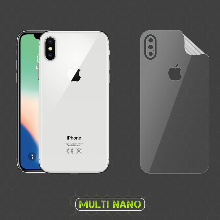 محافظ صفحه نمایش مولتی نانو مدل X-SFT مناسب برای گوشی موبایل اپل iPhone XS به همراه محافظ پشت گوشی