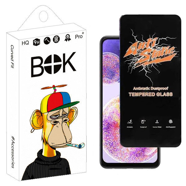 محافظ صفحه نمایش بوک مدل Antistatic Pro مناسب برای گوشی موبایل سامسونگ galaxy A03s / A03 Core / A13 / A13 5G / A12 / A02 / A02s / A32 5G / A23 / M02 / M02s / M12 / M32 5G / F12 / F02s