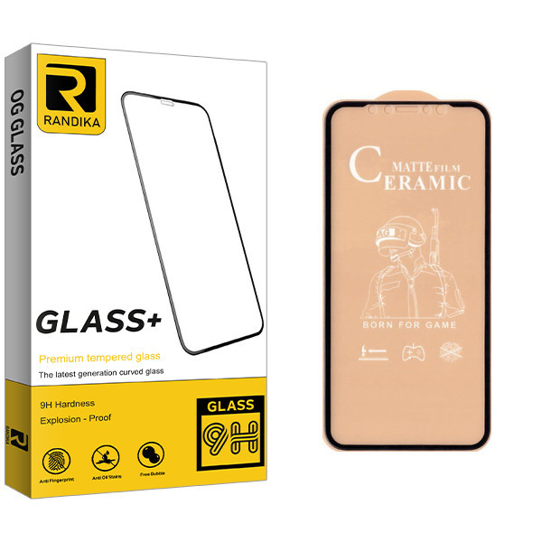 محافظ صفحه نمایش سرامیکی راندیکا مدل GLD مناسب برای گوشی موبایل اپل Iphone 11 Pro / XS / X / 10