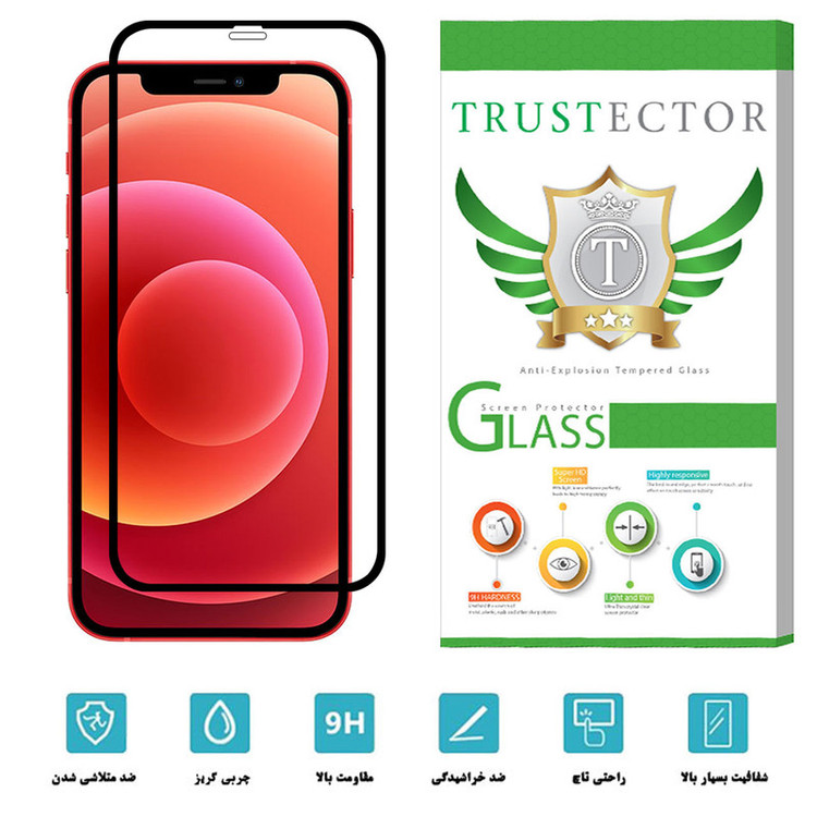 محافظ صفحه نمایش سرامیکی تراستکتور مدل CRM مناسب برای گوشی موبایل اپل iPhone 12 Pro