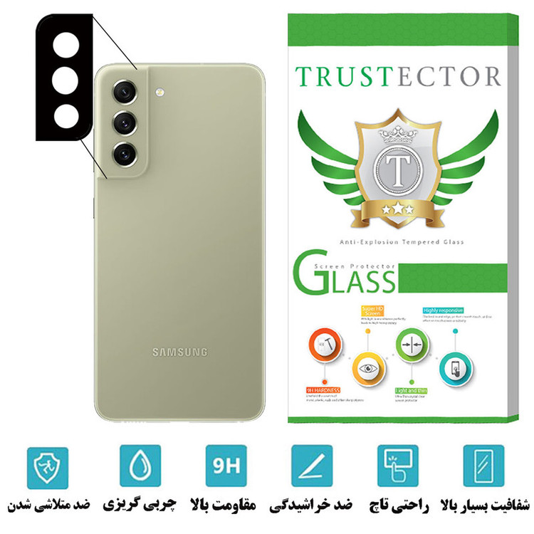 محافظ لنز دوربین تراستکتور مدل FLTA مناسب برای گوشی موبایل سامسونگ Galaxy S21 FE 5G