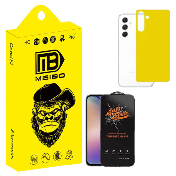 محافظ صفحه نمایش میبو مدل Antistatic Pro مناسب برای گوشی موبایل سامسونگ galaxy a54 به همراه محافظ پشت گوشی