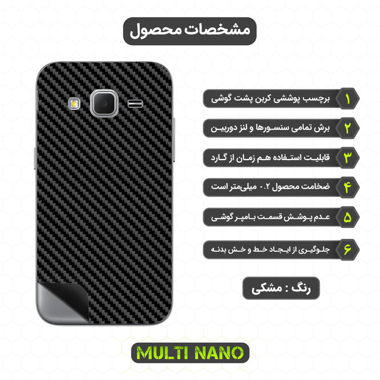 برچسب پوششی مولتی نانو مدل X-F1C مناسب برای گوشی موبایل سامسونگ Galaxy Win 2