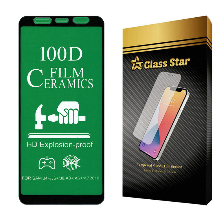 محافظ صفحه نمایش سرامیکی گلس استار مدل CRM100D مناسب برای گوشی موبایل سامسونگ Galaxy J6 Plus