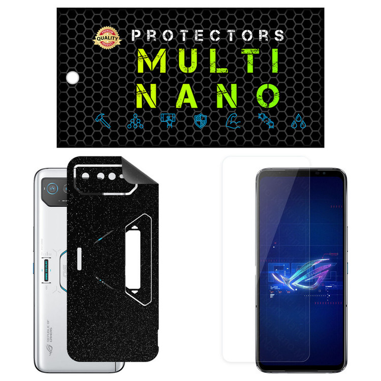 محافظ صفحه نمایش مولتی نانو مدل X-SFG مناسب برای گوشی موبایل ایسوس ROG Phone 6 Pro به همراه برچسب پوششی