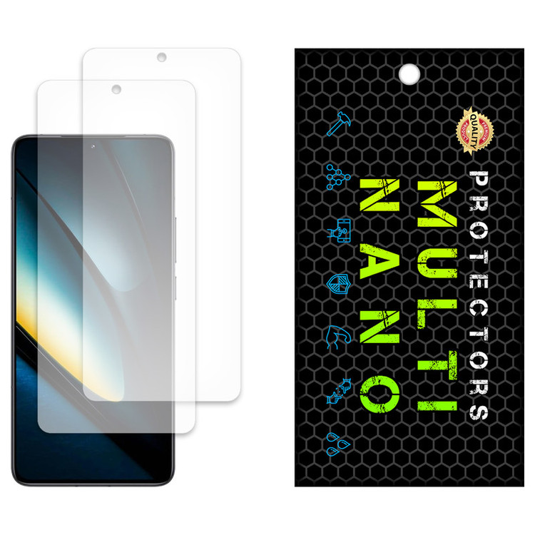 محافظ صفحه نمایش مات مولتی نانو مدل X-S2M مناسب برای گوشی موبایل شیائومی Poco F6 Pro بسته دو عددی
