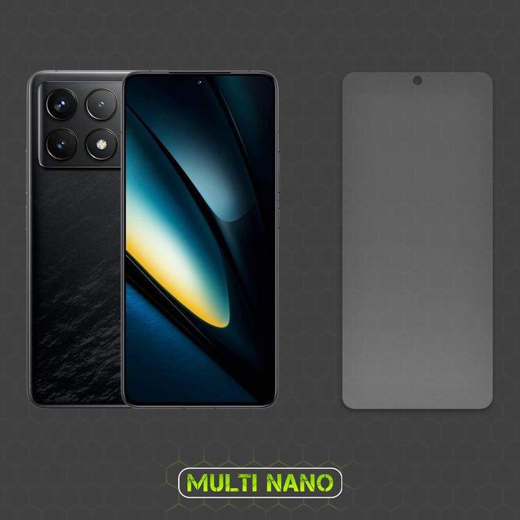 محافظ صفحه نمایش مات مولتی نانو مدل X-S2M مناسب برای گوشی موبایل شیائومی Poco F6 Pro بسته دو عددی