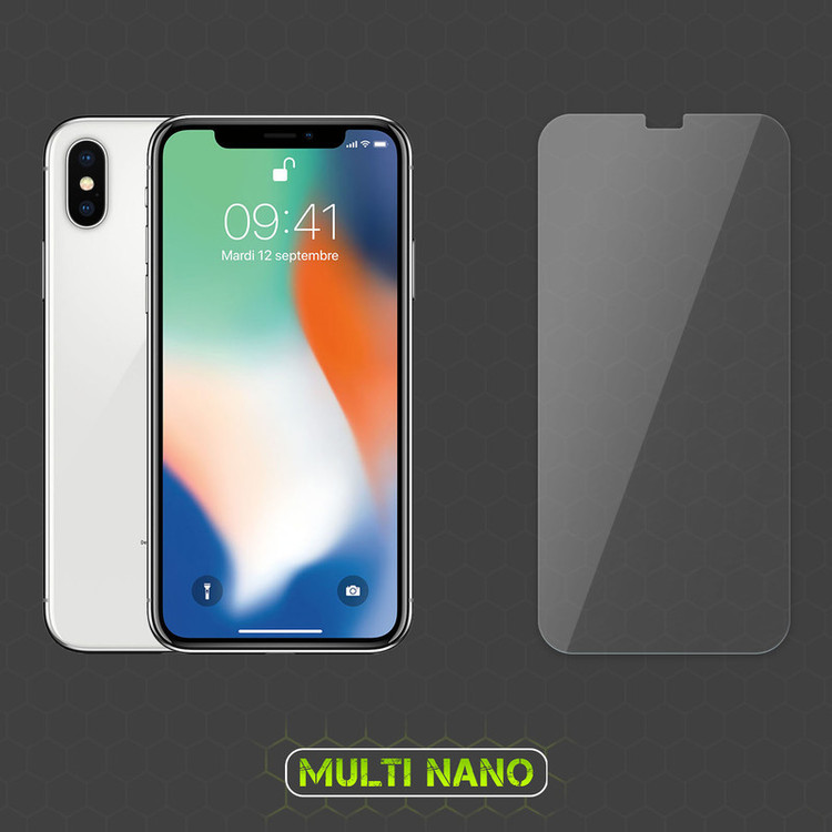 محافظ صفحه نمایش مولتی نانو مدل X-SFG مناسب برای گوشی موبایل اپل iPhone X به همراه برچسب پوششی