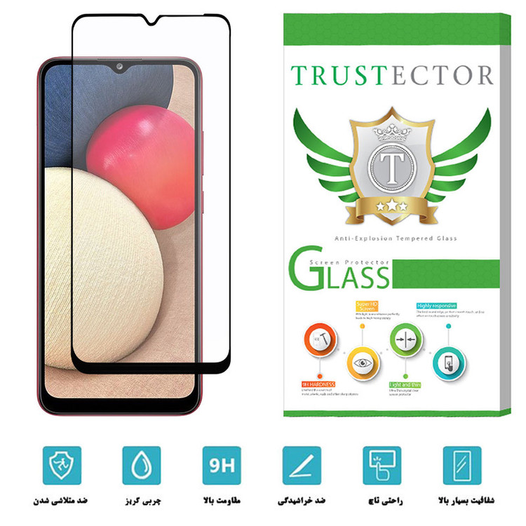 محافظ صفحه نمایش سرامیکی تراستکتور مدل CAT مناسب برای گوشی موبایل سامسونگ Galaxy A02s