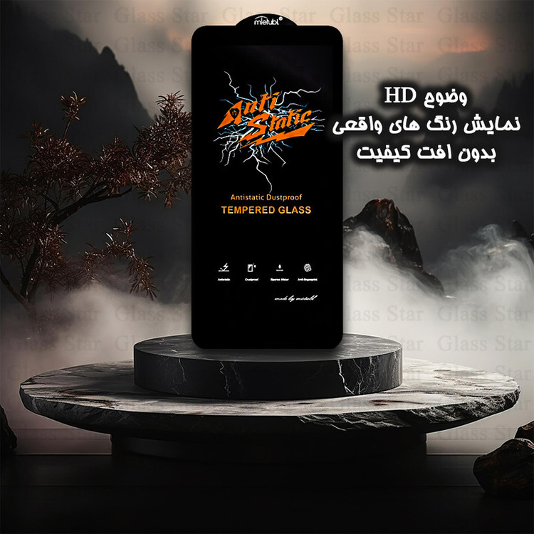 محافظ صفحه نمایش آنتی استاتیک گلس استار مدل ANTIDUSTSNW مناسب برای گوشی موبایل سامسونگ Galaxy M54 5G/F54 5G/M51/M52 5G/M53/M62/F62