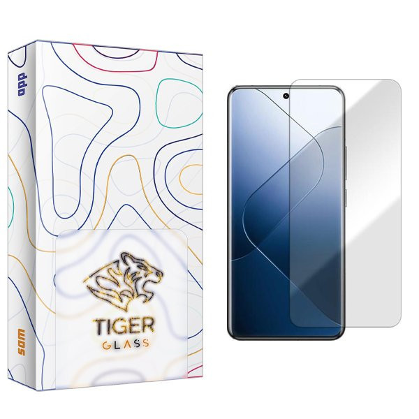محافظ صفحه نمایش تایگر گلس مدل APL2newpkg مناسب برای گوشی موبایل شیائومی Redmi 14T Pro
