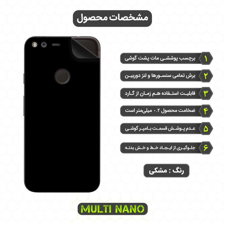 محافظ صفحه نمایش مولتی نانو مدل X-SFM مناسب برای گوشی موبایل گوگل Pixel به همراه برچسب پوششی