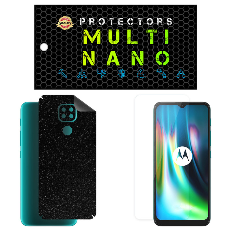 محافظ صفحه نمایش مولتی نانو مدل X-SFG مناسب برای گوشی موبایل موتورولا Moto G9 به همراه برچسب پوششی